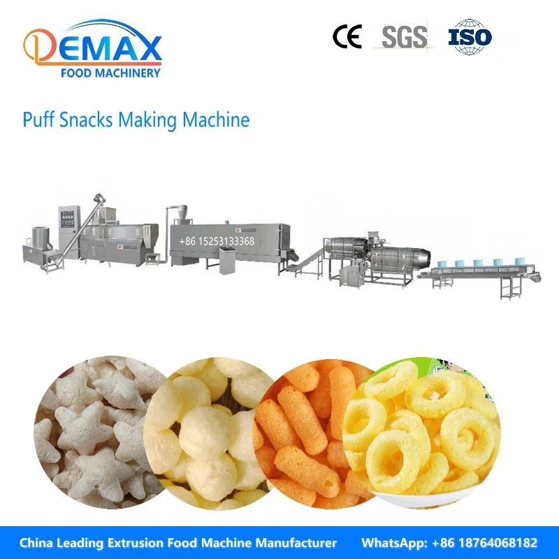puff snacks conveyor